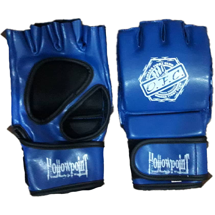 Blue OFC fight gloves