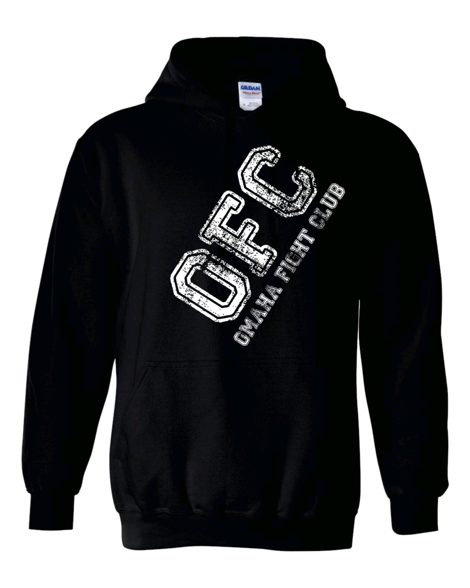 OFC Black Hoodie with white print